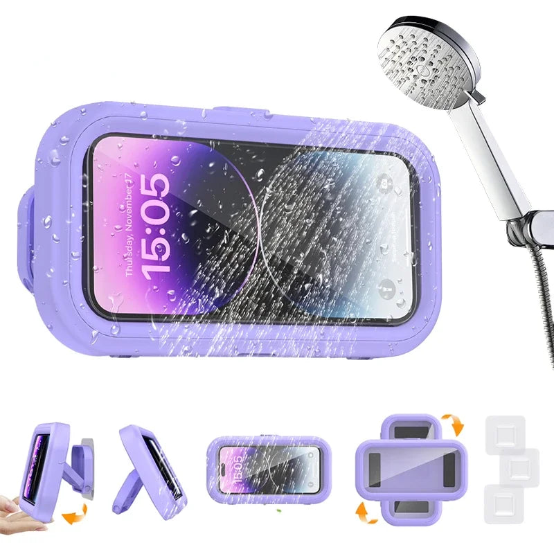 Shower Phone Holder Waterproof 