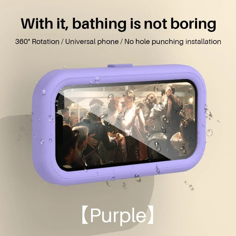 Shower Phone Holder Waterproof 