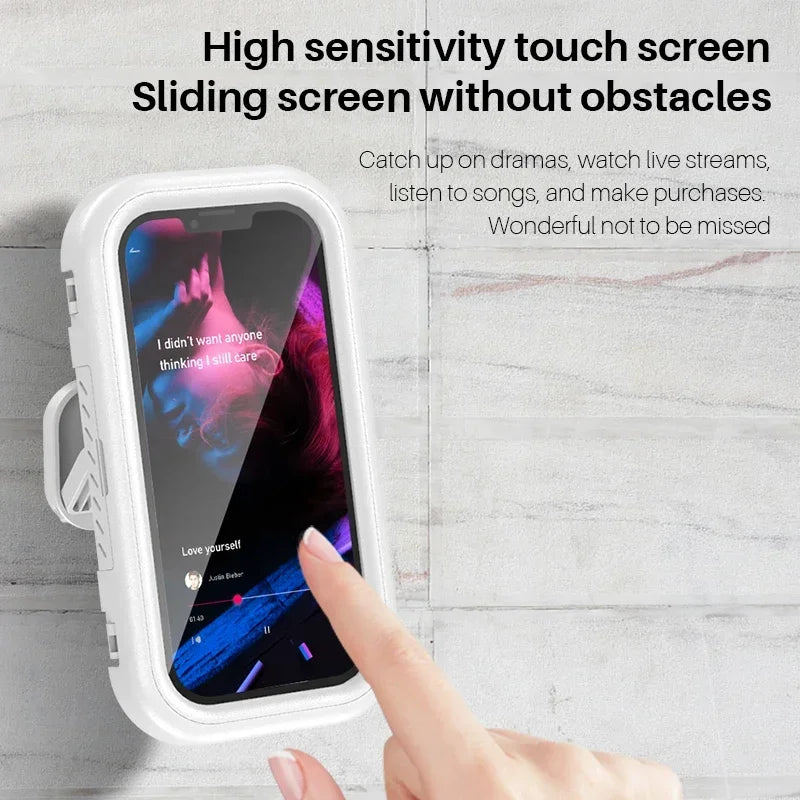 Shower Phone Holder Waterproof 